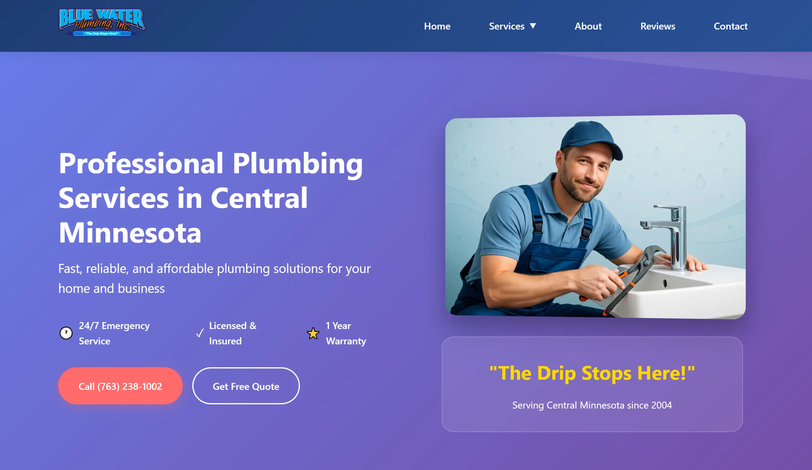 Plumbing Service Website