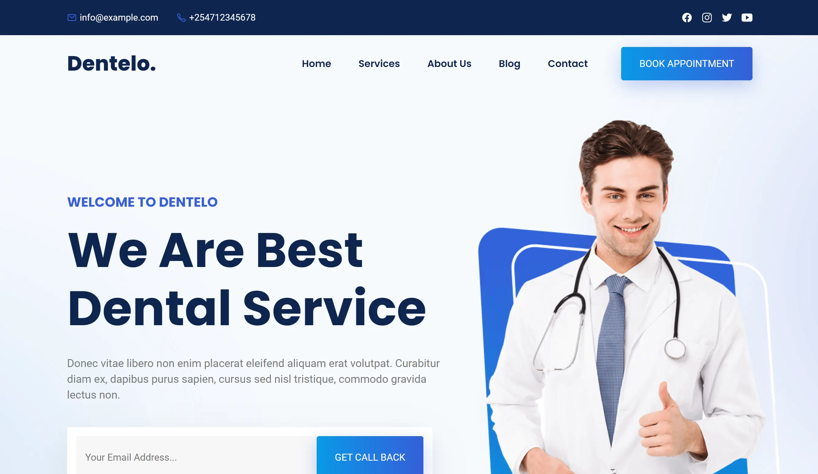 Dental Clinic Website Design in Nairobi